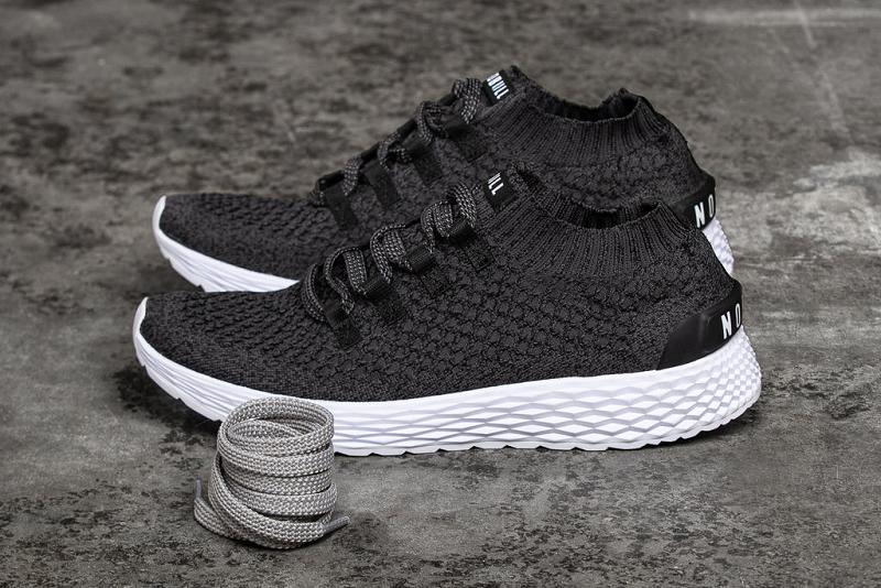 Deep / Grey Nobull Graphite Knit Runner Men's Running Shoes | CA G1101S